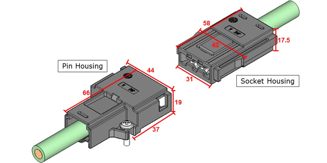 Mechanical Drawing - JAE Electronics DW05 Connectors