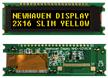Slim OLED Character Displays