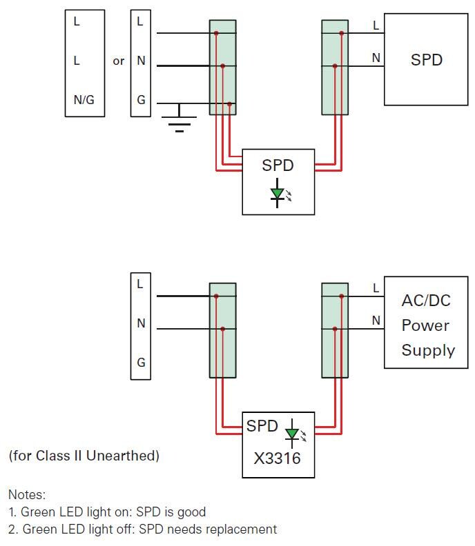 Schematic - Littelfuse LSP10GIHP Surge Protection Modules