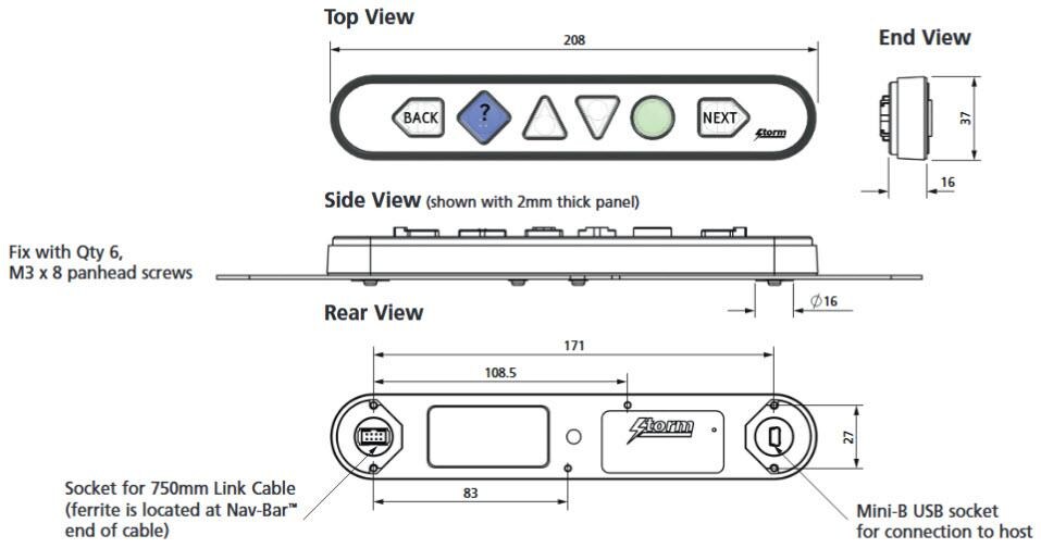Storm Interface EZB2 ADA Compliant Nav-Bar™