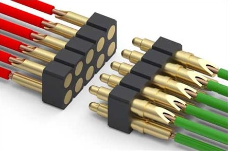 Chart - Mill-Max Solder Cup Spring Loaded Connectors