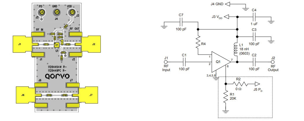Qorvo QPL9057EVB1 Evaluation Board