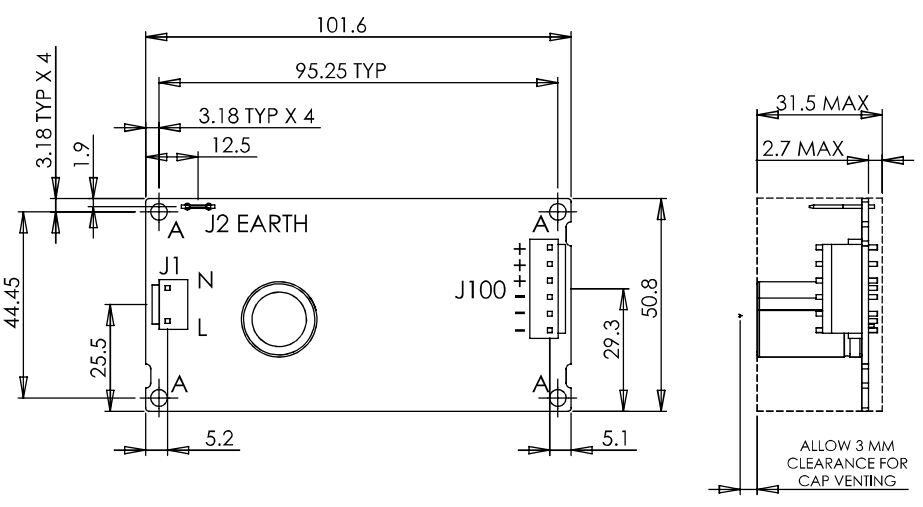 Chart - TDK-Lambda CUS100ME AC-DC Power Supplies