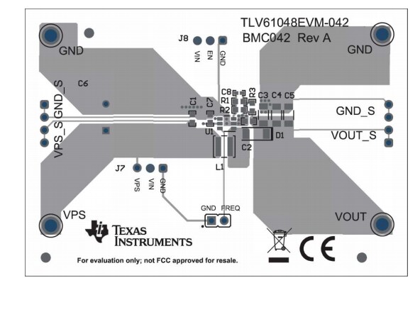 Location Circuit - Texas Instruments TLV61048EVM-042 Evaluation Module