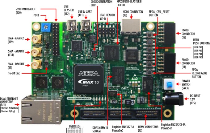 Altera DK-DEV-10M50C MAX 10 FPGA Development Board