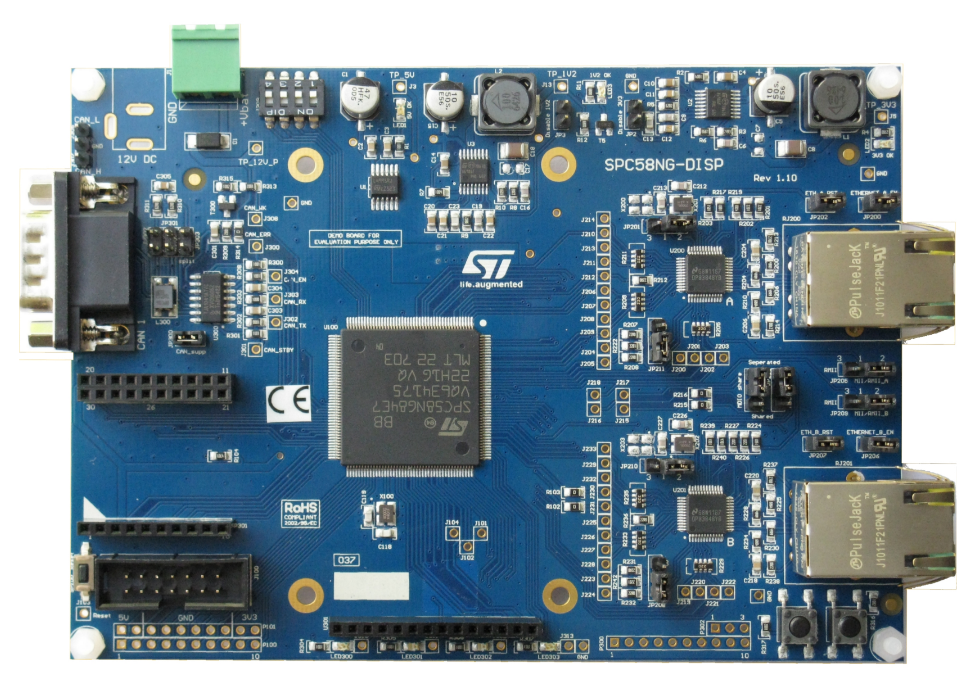 Location Circuit - STMicroelectronics SPC58NG-DISP Discovery+ Board