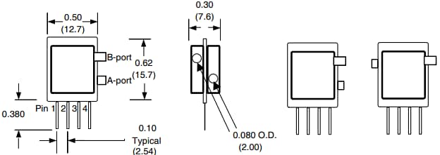 Amphenol All Sensors MAMP cmH2O Calibrated Pressure Sensors