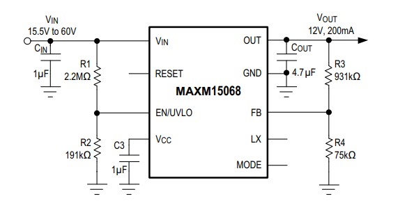 Analog Devices Inc. MAXM15068 Voltage Regulator ICs & Power Modules
