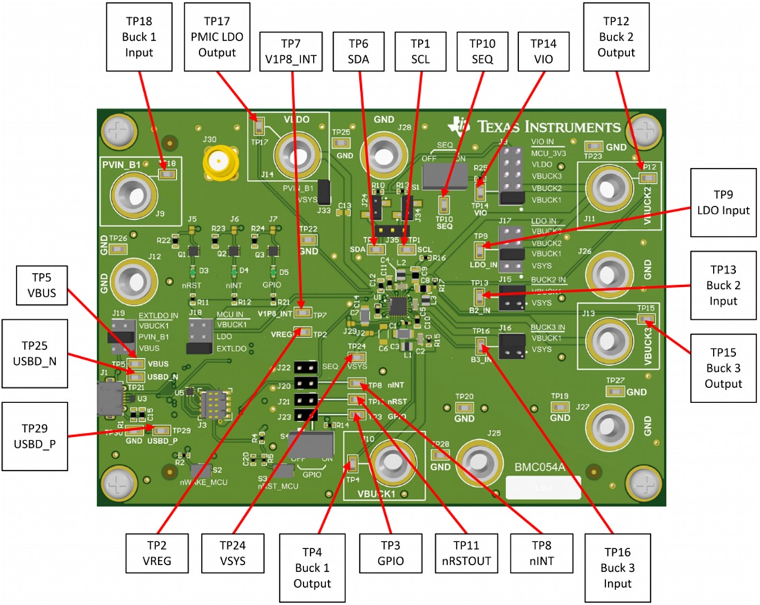 Chart - Texas Instruments TPS650330Q1EVM PMIC Evaluation Module (EVM)
