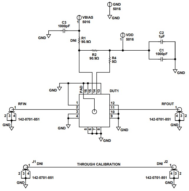 Analog Devices Inc. Evaluation Board for the ADL8104