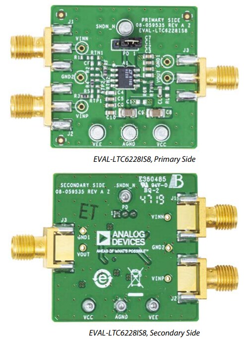 Analog Devices Inc. EVAL-LTC6228IS8 Evaluation Board