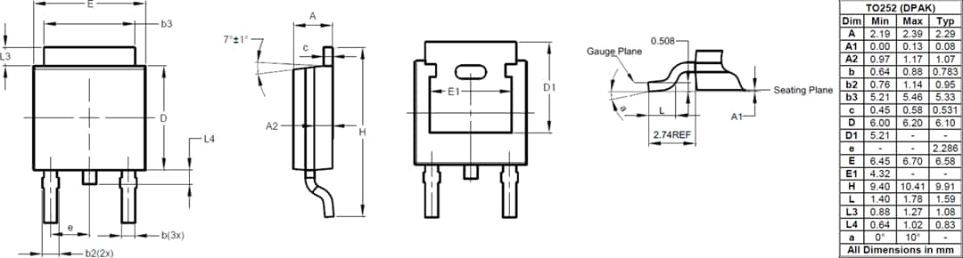 Mechanical Drawing - Diodes Incorporated SBRFP10U60D1 SBR® (Super Barrier Rectifier) Diode