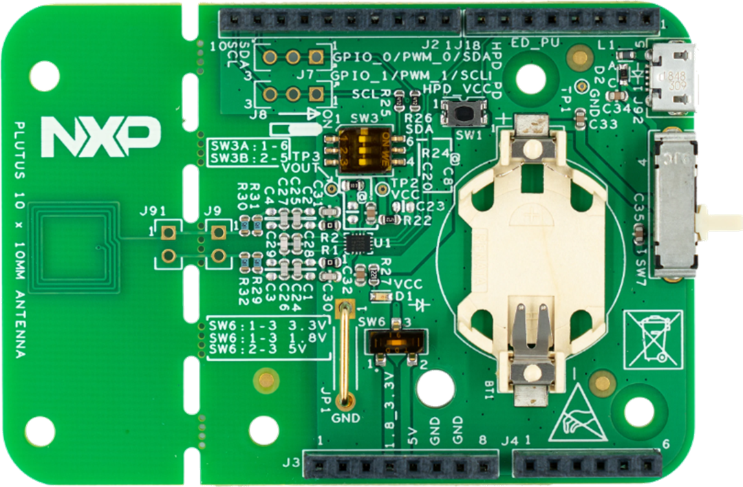 Mechanical Drawing - NXP Semiconductors OM2NTA5332 TAG® 5 Boost Development Kit