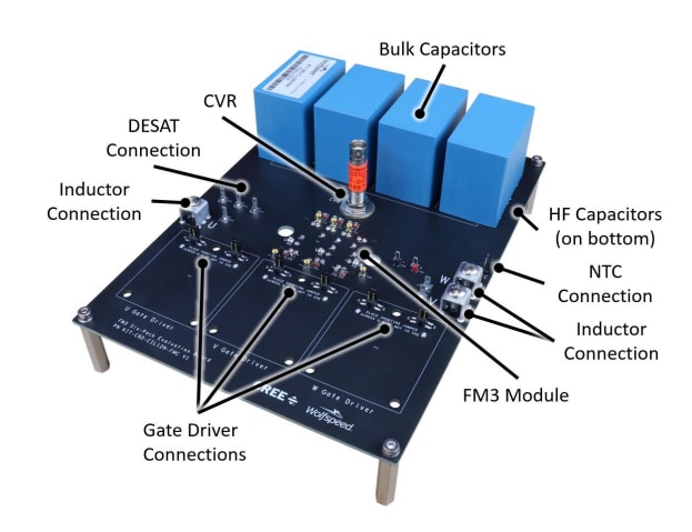 Wolfspeed KIT-CRD-CIL12N-FMC WolfPACK™ FM3 6-Pack Eval Board