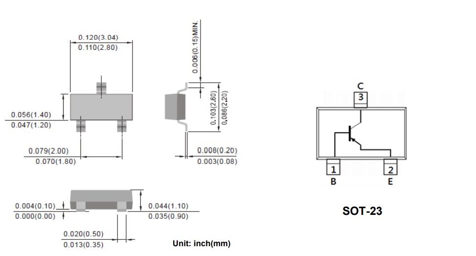 PANJIT PBHV8110DA/PBHV9110DA Low Vce(sat) Transistors