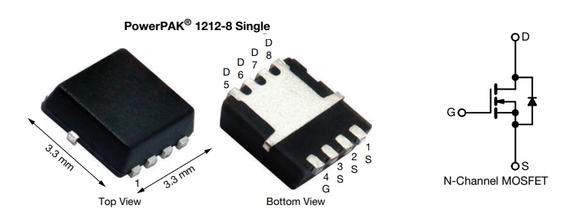 Application Circuit Diagram - Vishay / Siliconix SiS176LDN N-Channel 70V (D-S) MOSFETs