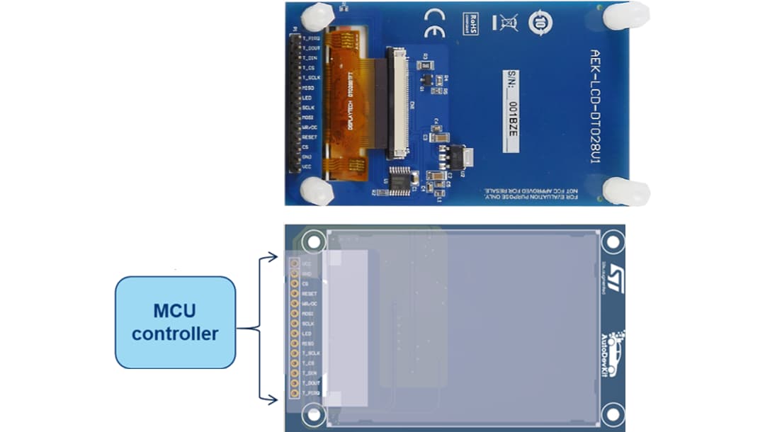 STMicroelectronics AEK-LCD-DT028V1 Display Expansion Board