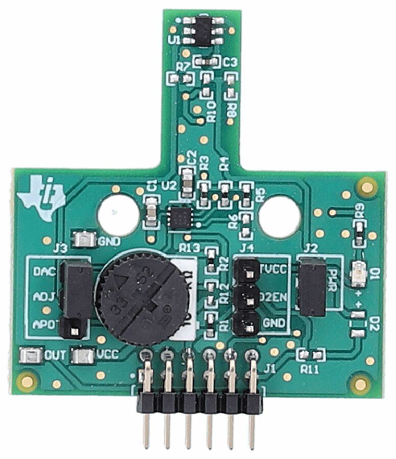 Mechanical Drawing - Texas Instruments TMAG5328EVM Hall-Effect Switch Evaluation Module