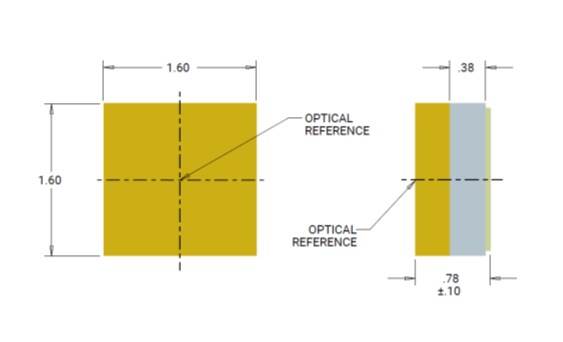 Mechanical Drawing - Cree LED XLamp® XD16 Premium White LEDs