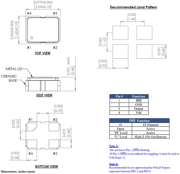Abracon ASAKDVAIG 32.768kHz Continuous Voltage Crystal XO