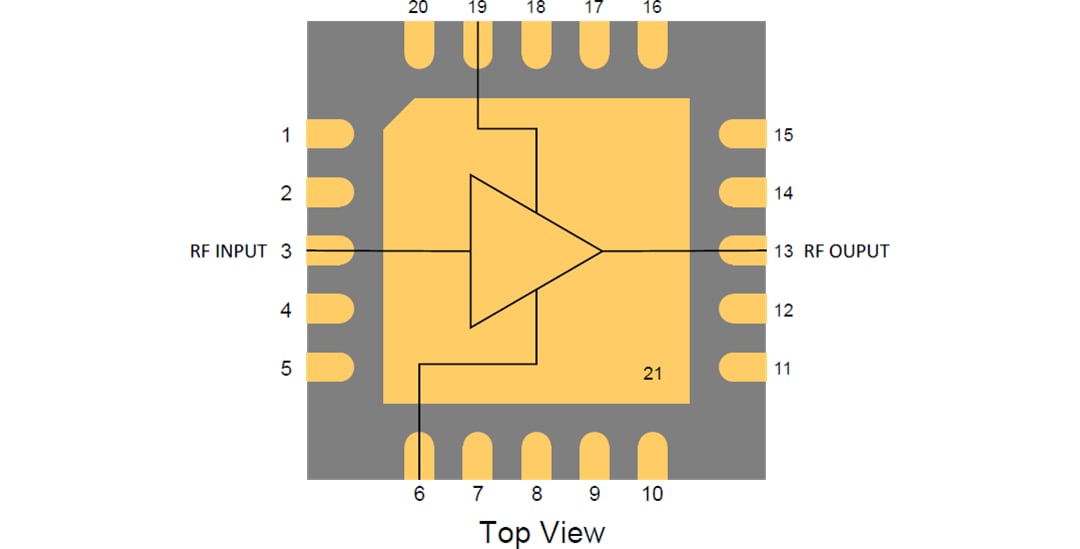 Block Diagram - Qorvo QPA2935 2W S-Band GaN Driver Amplifier