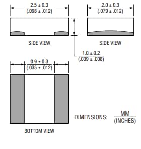Bourns SRP2512TMA Shielded Power Inductors
