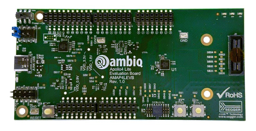 Ambiq Apollo4 Blue Lite Evaluation Board