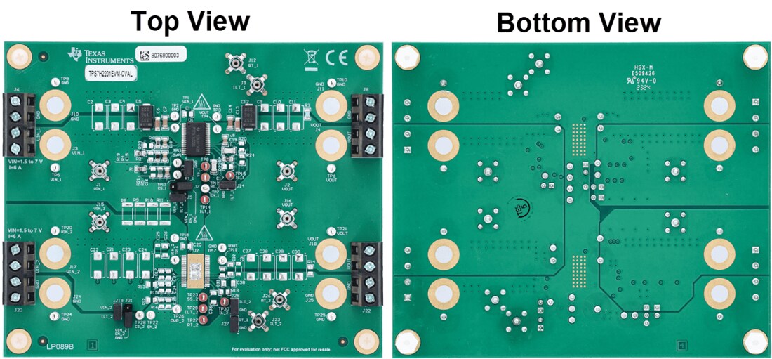 Mechanical Drawing - Texas Instruments TPS7H2201EVM eFuse Evaluation Module (EVM)