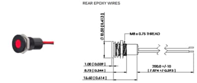 APEM Q8 Low-Power Panel-Mount LED Indicators