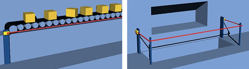 Omron Industrial Automation XER1032 Rope Pull Emergency Stop Switch