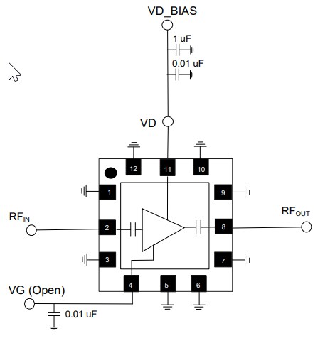 Schematic - MACOM MAAM-011289/-011290 Driver Amplifiers