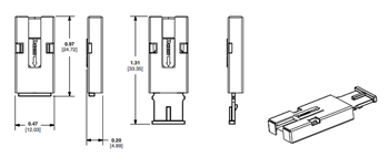Chart - Panduit PSL-US USB Blockout Devices