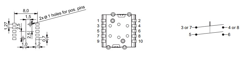APEM 6C Series Dualmec™ Tactile Switch