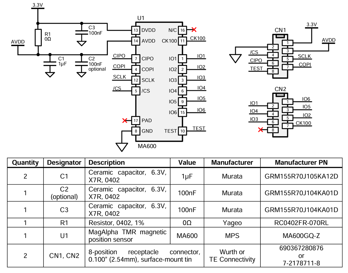 Schematic - Monolithic Power Systems (MPS) TBMA600 Test Board