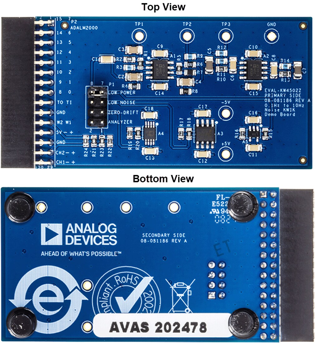 Mechanical Drawing - Analog Devices Inc. EVAL-KW4502Z Demonstration Board