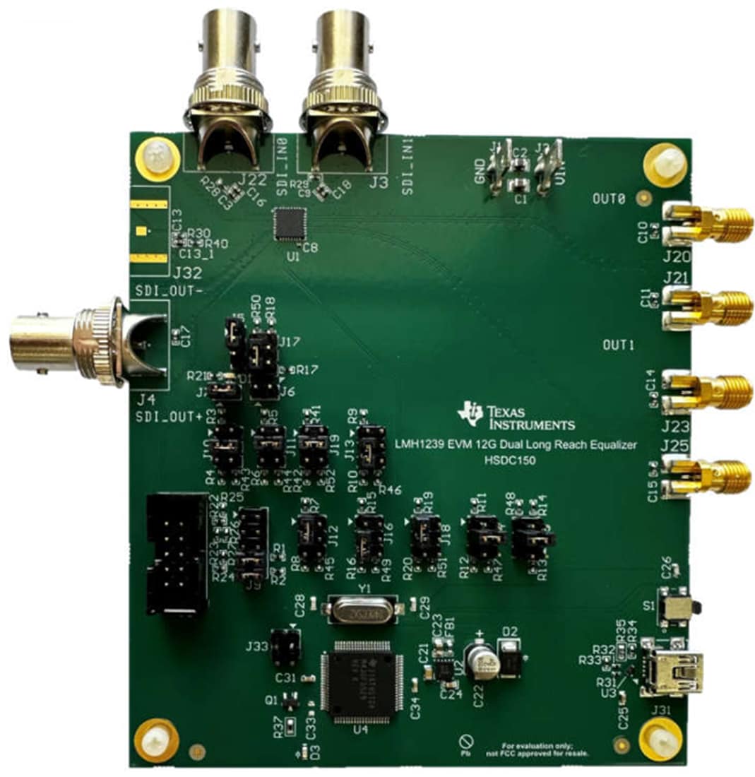 Location Circuit - Texas Instruments LMH1239EVM Reclocker Evaluation Module (EVM)