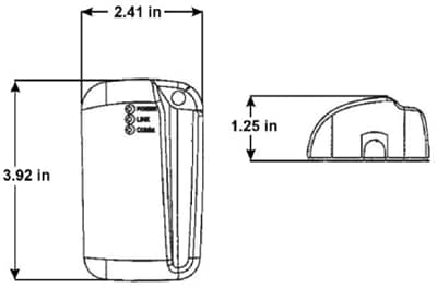 Mechanical Drawing - Advantech ABDNA Enterprise Wireless Bridges & Access Routers