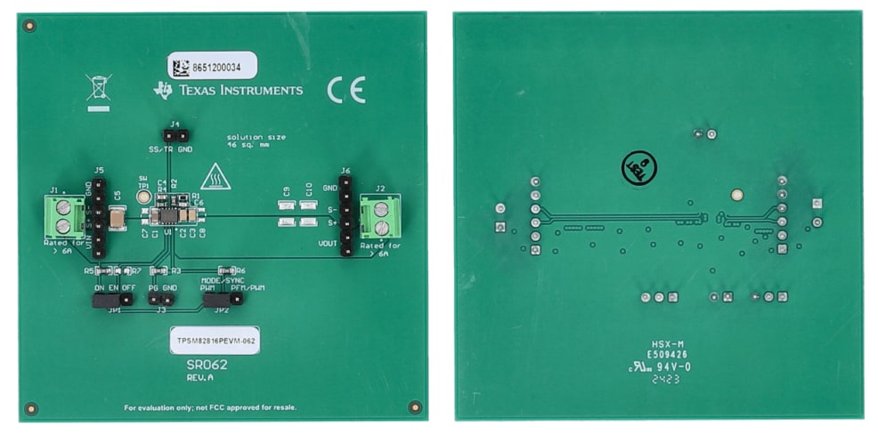 Location Circuit - Texas Instruments TPSM8281xPEVM062 Evaluation Modules