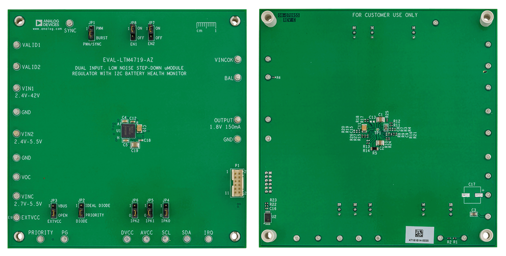 Analog Devices Inc. EVAL-LTM4719-AZ Evaluation Board