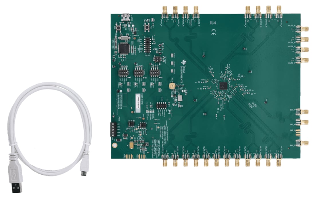 Mechanical Drawing - Texas Instruments LMK5B12212EVM Evaluation Module (EVM)