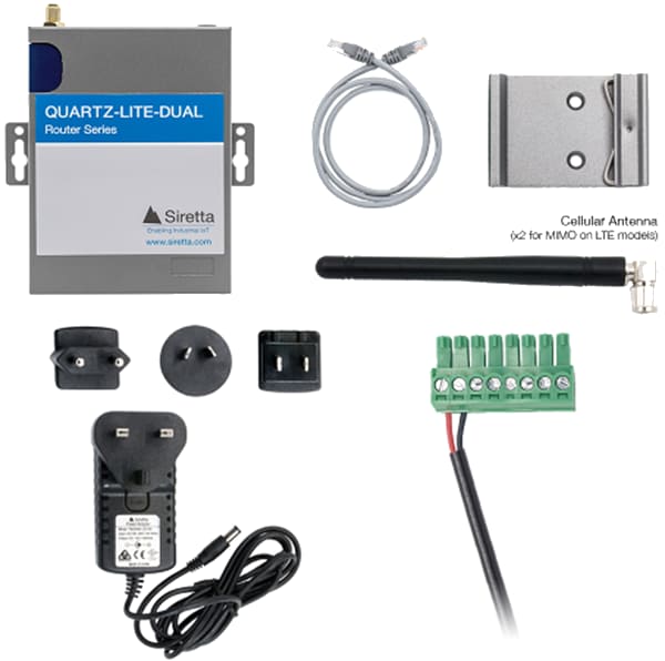 Infographic - Siretta QUARTZ-LITE-DUAL EU 4G Single-LAN Dual-SIM Router