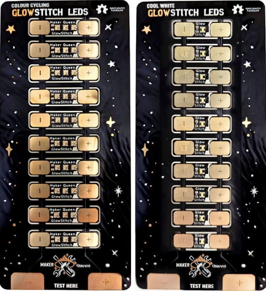MakerQueenAU GlowStitch LEDs