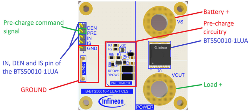 Mechanical Drawing - Infineon Technologies Power PROFET + Capacitive Load Charging Eval Board